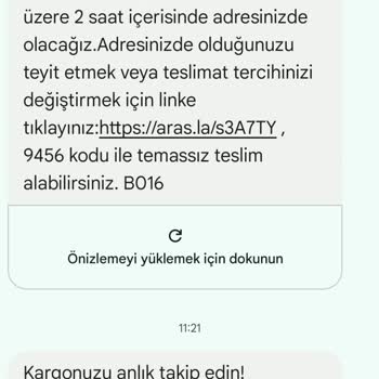 Aras Kargo Teslimat Sorunu Ve İletişimsizlik