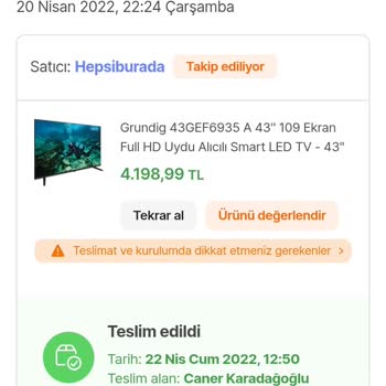 Grundig TV Servis Deneyimi: Ekran Sorunu Ve Yetersiz Çözüm