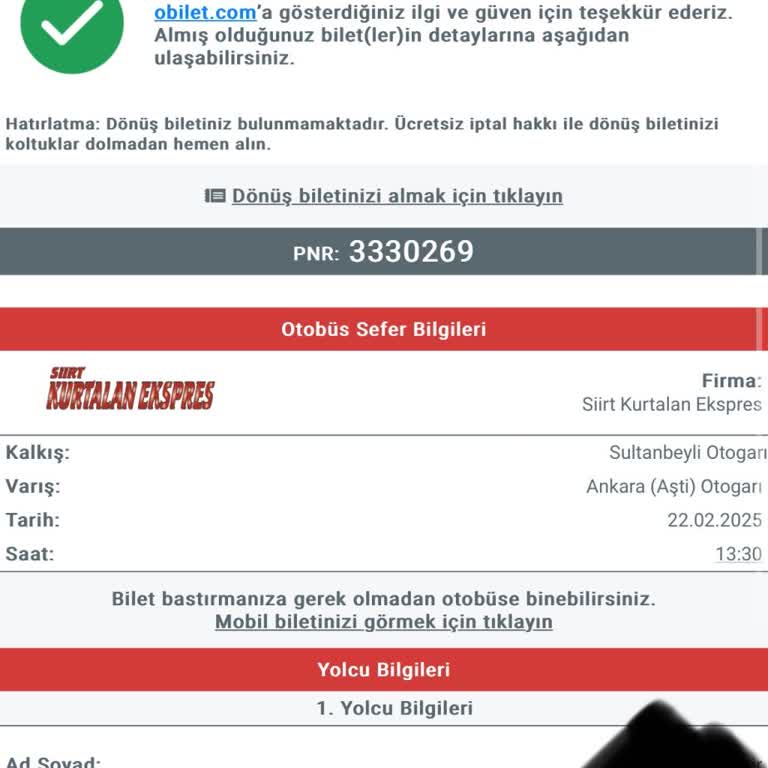 Yolculuk Ortasında Otobüs Ve Firma Değişikliği Şoku