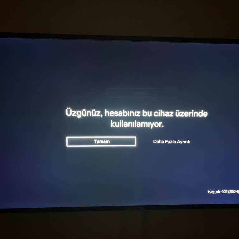 Onvo TV'de Netflix İzleyememe Sorunu Ve Müşteri Memnuniyetsizliği