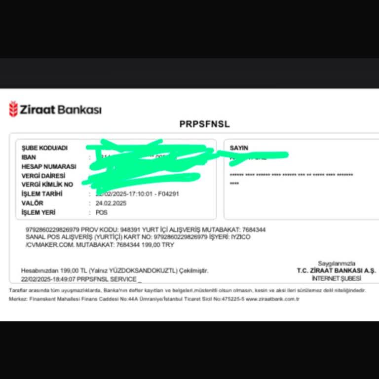 Habersiz Otomatik Çekim Ve İade Talebi