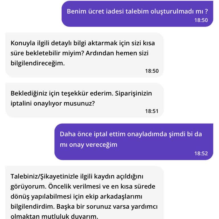 Getir Canlı Destek: Robotik Ve Yetersiz Hizmet