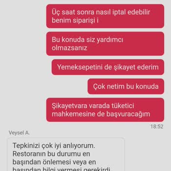 Sipariş İptali Ve Müşteri Hizmetleri Sorunu