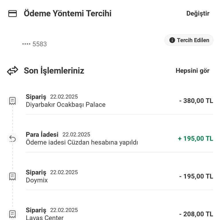 Sipariş İptalleri Ve Yanlış Bakiye İşlemleri