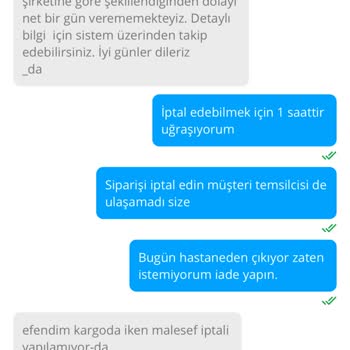 Çiçek Sepeti'nde İptal Edilemeyen Sipariş Sorunu