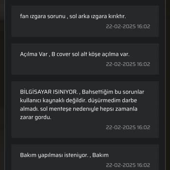 Teknik Servis Ücreti Ve Müşteri Memnuniyetsizliği
