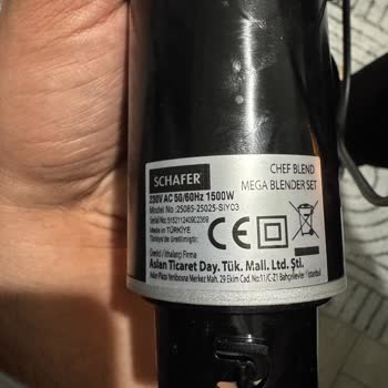 Garanti Süresinde Blender Dişlisi Sorunu