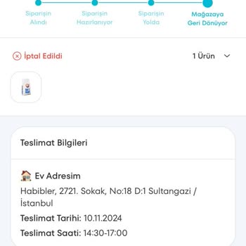 A101 Siparişim Gelmedi, Param İade Edilmedi