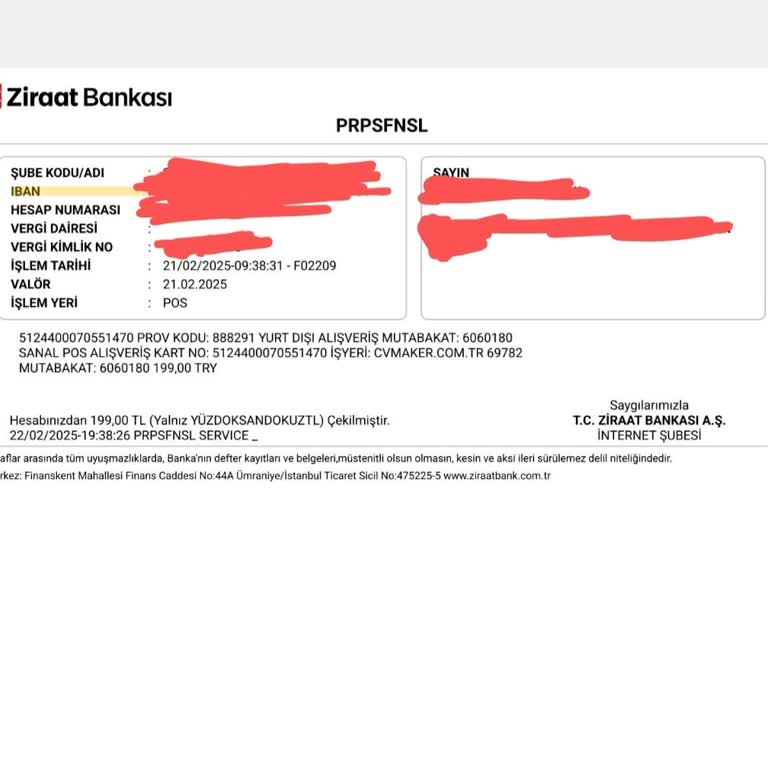 CV Maker'dan Habersiz Para Çekimi!