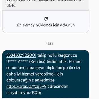Teslim Edilmeyen Sipariş Ve Yanıltıcı Mesaj Sorunu