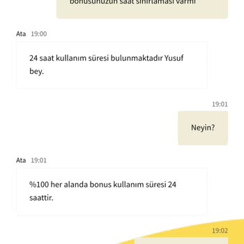 Bonus Kullanım Süresi Belirsizliği
