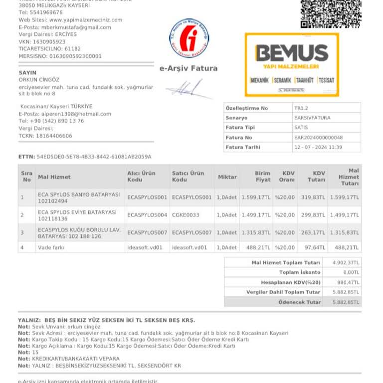 ECA Spylos Batarya Seti: Kalite Beklentisini Karşılamadı