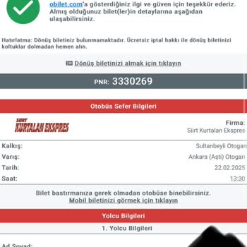 Otobüs Yolculuğunda Güvenlik Tehlikesi Ve Firma Değişikliği