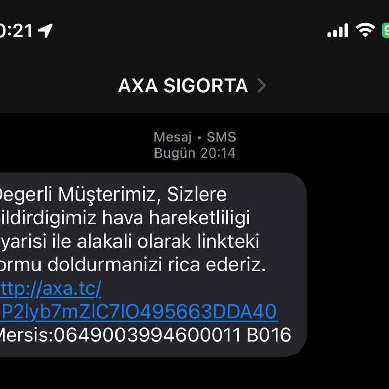 İzinsiz Gönderilen SMS Mesajları Hakkında Şikayet