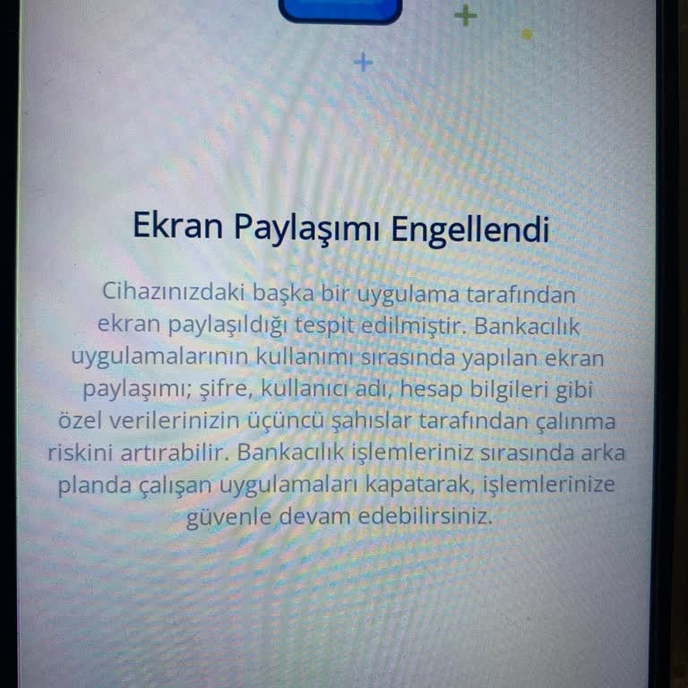 Mobil Bankacılık Erişim Sorunu