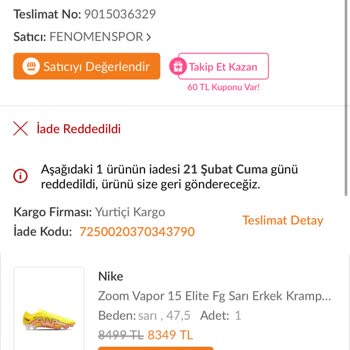 Pahalı Kramponun Kısa Sürede Hasar Görmesi