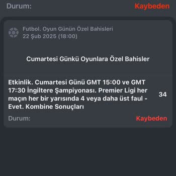 Kazanan Kuponun Haksız Kaybedilmesi