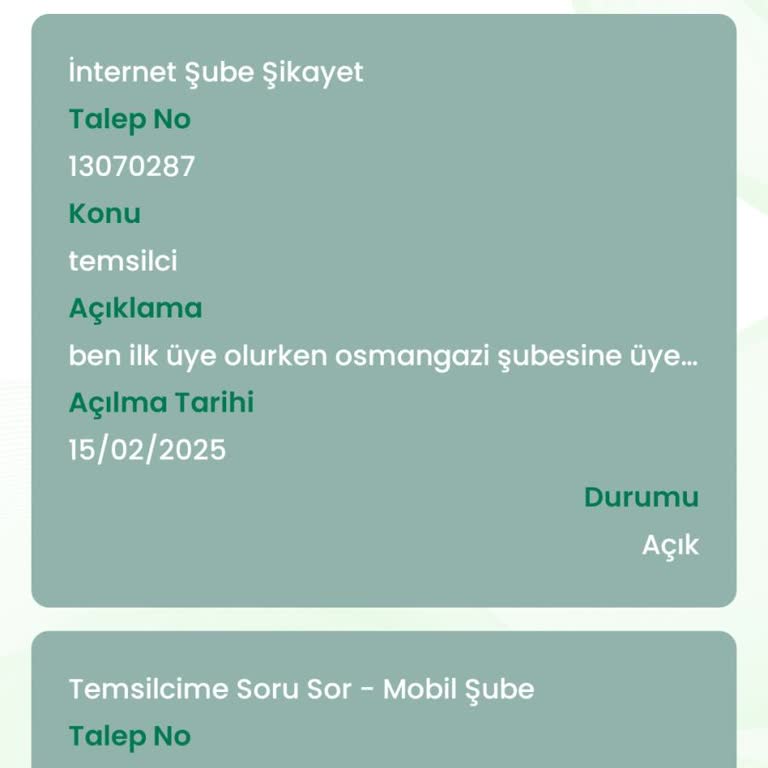 Müşteri Temsilcisine Ulaşma Sorunu