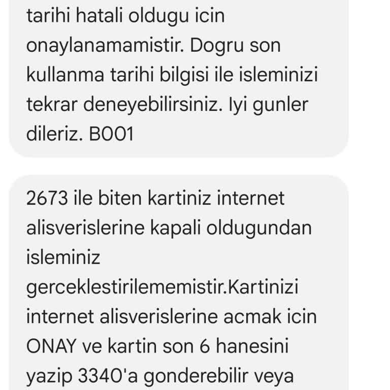 Garanti Bankası Kartıyla Şüpheli İşlem Denemesi