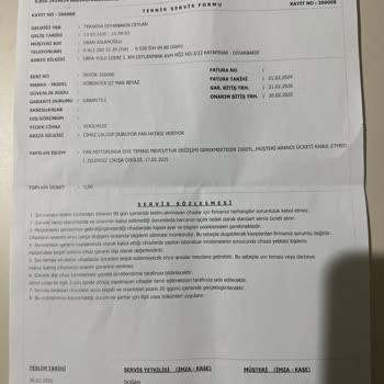 Teknosa'nın Yetersiz Servis Hizmeti