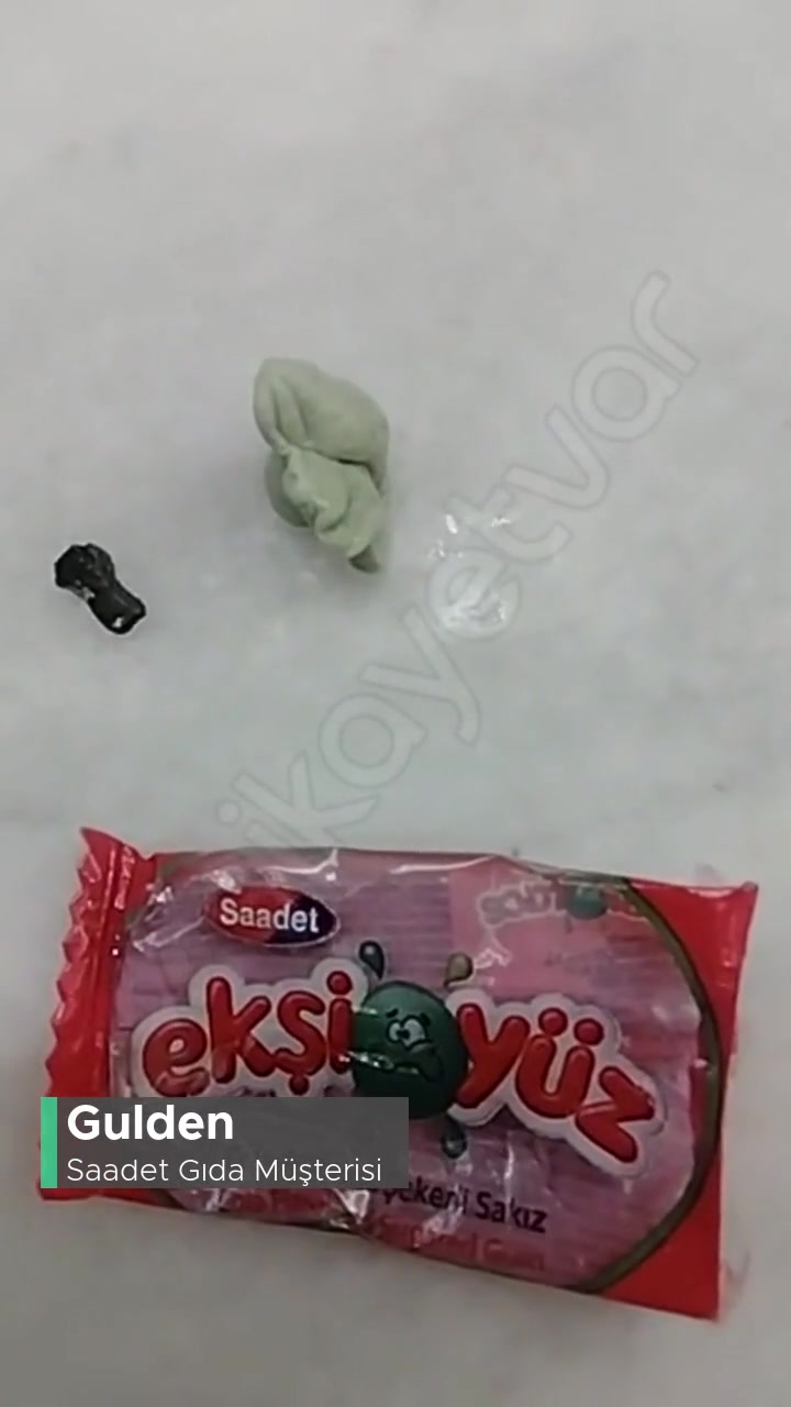 Saadet Gıda Yabancı Cisim Sakız Dişi Kırıyordu! videonun kapak resmi