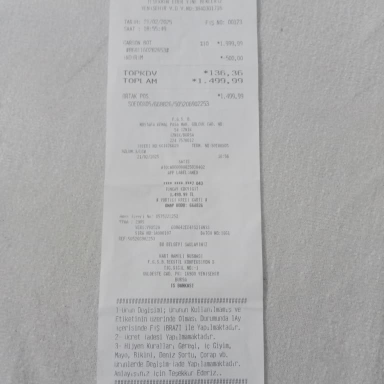 İade Talebine Mağazadan Anlayışsız Yaklaşım