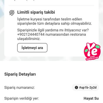 Yemek Sepeti'nde İptal Edilemeyen Sipariş Ve İade Sorunu