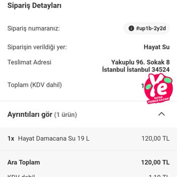 Yemek Sepeti'nde İptal Edilemeyen Sipariş Ve İade Sorunu