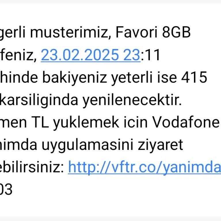 Vodafone'un Fahiş Fiyat Politikası