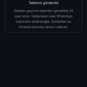 WhatsApp Spam Engeli Mağduriyeti