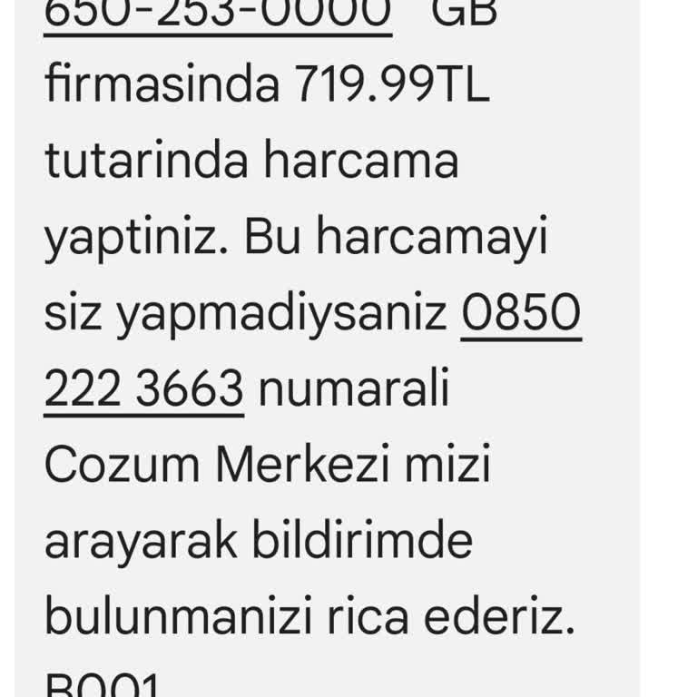 Bilinmeyen Harcama: Enpara Kartımla Yapılmayan İşlem