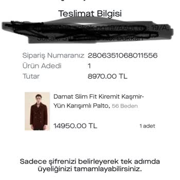 Damat Tween'den Kaban Siparişi Ve İade Sorunu