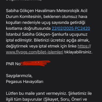 Olumsuz Hava Koşulları Mağduriyeti