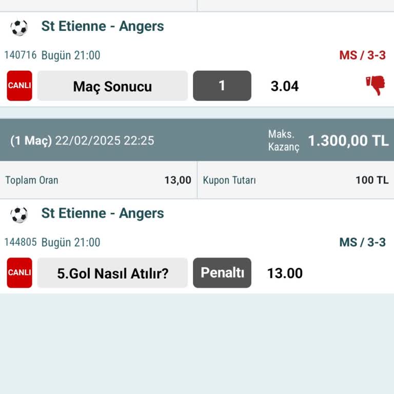 Beklenmedik Kupon Onayı Ve Kaybedilen Para