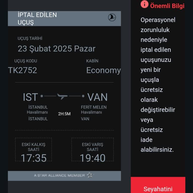 İptal Edilen Uçuş Ve Uzun Bekleme Süresi