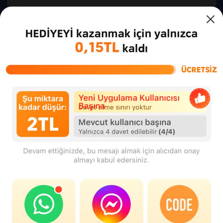 Kupon Hediye Vaadiyle Yanıltıcı Davet Sistemi