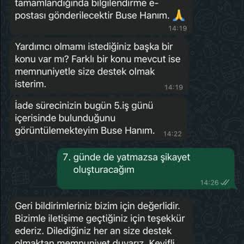 İade Sürecindeki Saygısızlık