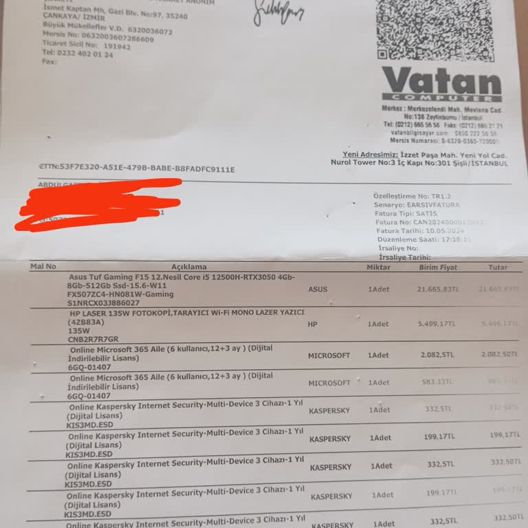 Vatan Bilgisayar'dan Aldığım HP Yazıcının Toner Performansı Beklentileri Karşılamıyor