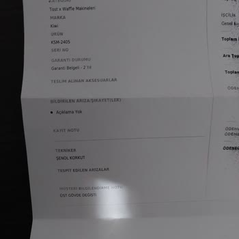 Yanlış Ürün Gönderimi Ve İletişim Sorunlarıyla Zorlaşan Waffle Makinesi Tamiri