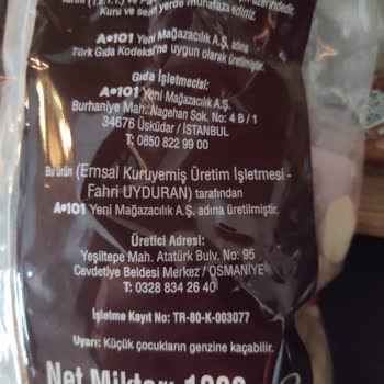 A101'den Aldığım Çerezya Fıstıklar Hayal Kırıklığı Yarattı