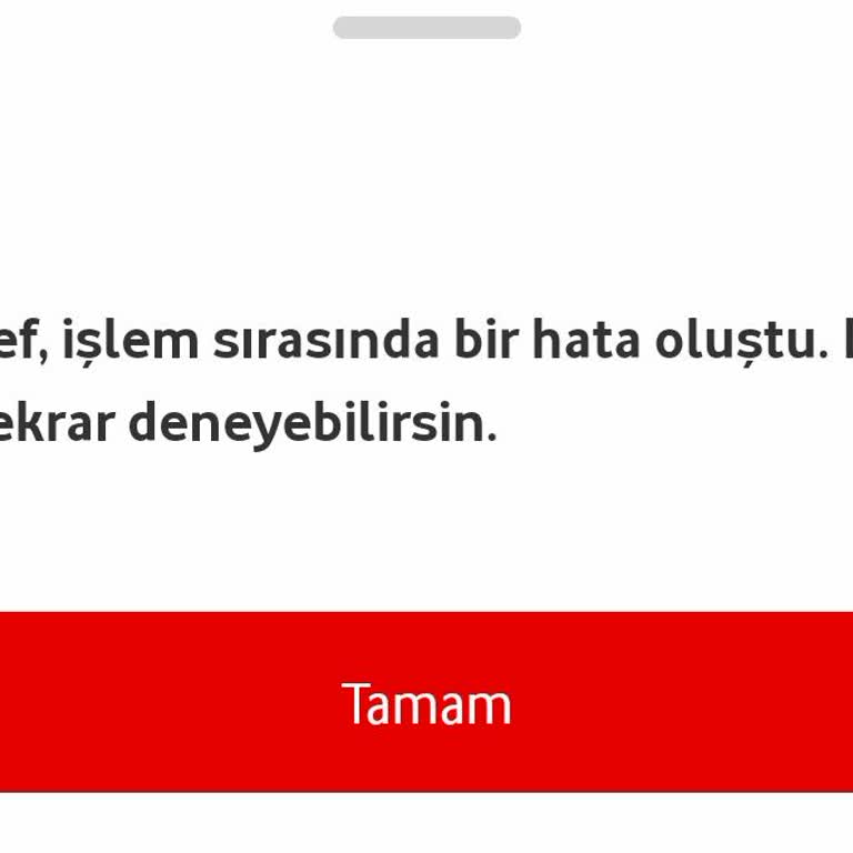 Vodafone Hediye Kodu Mağduriyeti