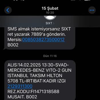 Yanıltıcı Araç Kiralama Deneyimi