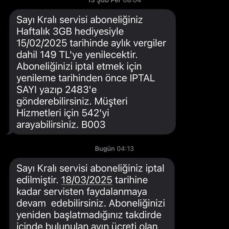 Vodafone'un İzinsiz Abonelik Ve Ücretlendirme Sorunu
