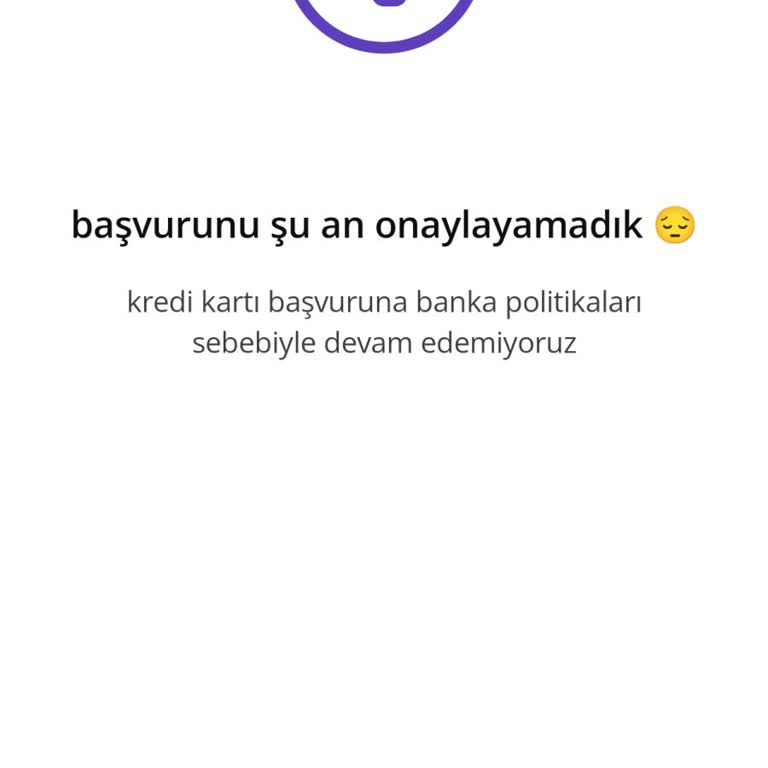 Getir Finans Kredi Kartı Hayal Kırıklığı