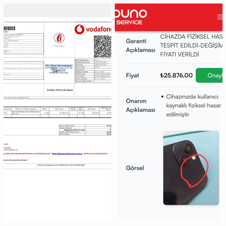 Vodafone'dan Aldığım İphone 13'te Sürekli Sorunlar Ve Çözüm Eksikliği