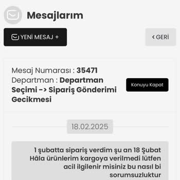 Sipariş Verildi, Ürünler Ortada Yok!