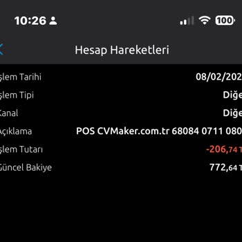 CV Maker Sitesinden İzinsiz Para Çekimi