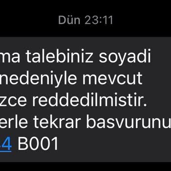 Soyadı Güncellemesi Sorunu Nedeniyle Operatör Değişikliği Yapılamıyor