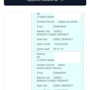 Kargomun Teslim Edilmemesi Ve Yanıltıcı Bilgi Verilmesi