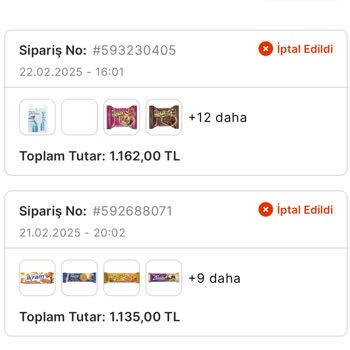 Migros Sanal Market Sipariş İptalleri Ve Müşteri Hizmetleri Sorunu